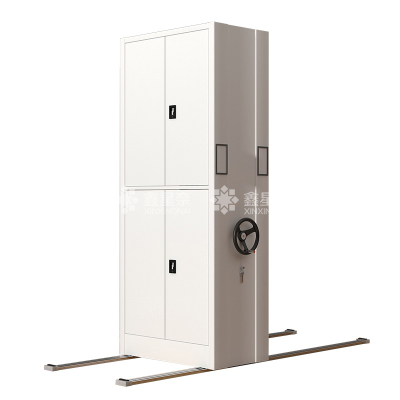 鑫星奈 手摇密集架移动档案柜钢制轨道密集柜 一列1组