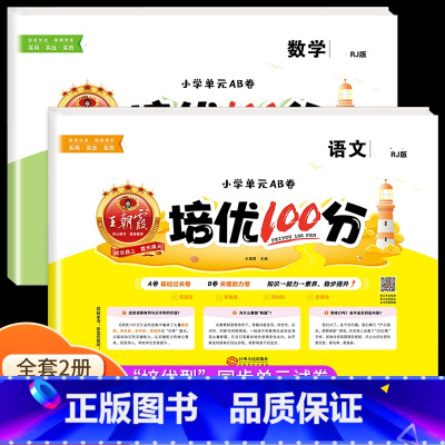 语文+数学[人教版] 一年级下 [正版]2023王朝霞培优100分一年级试卷测试卷全套二年级三四五六年级上册小学语文数学