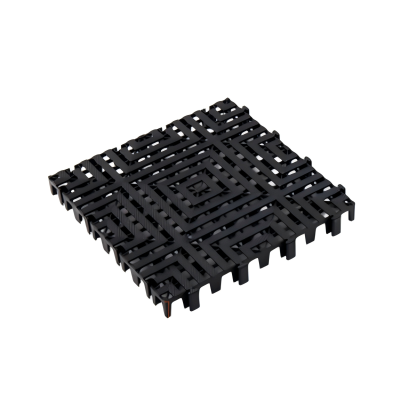 杜晶 拼接格栅防滑垫 黑色米型 40*40*4cm 片