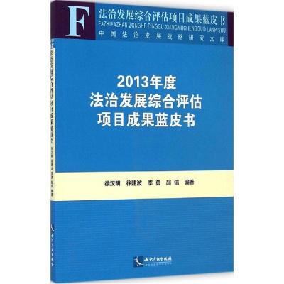 正版新书]2013年度法治发展综合评估项目成果蓝皮书徐汉明978751