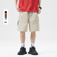 五分短裤子男装夏季新款薄款宽松休闲运动工装短裤透气青少年外穿