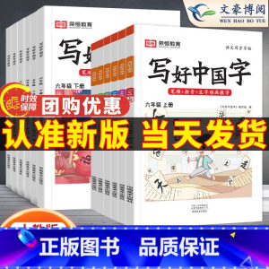 写好中国字[单册] 四年级上 [正版]2023版 写好中国字一年级二年级三年级四五六年级上册下册语文同步练字帖人教版 小
