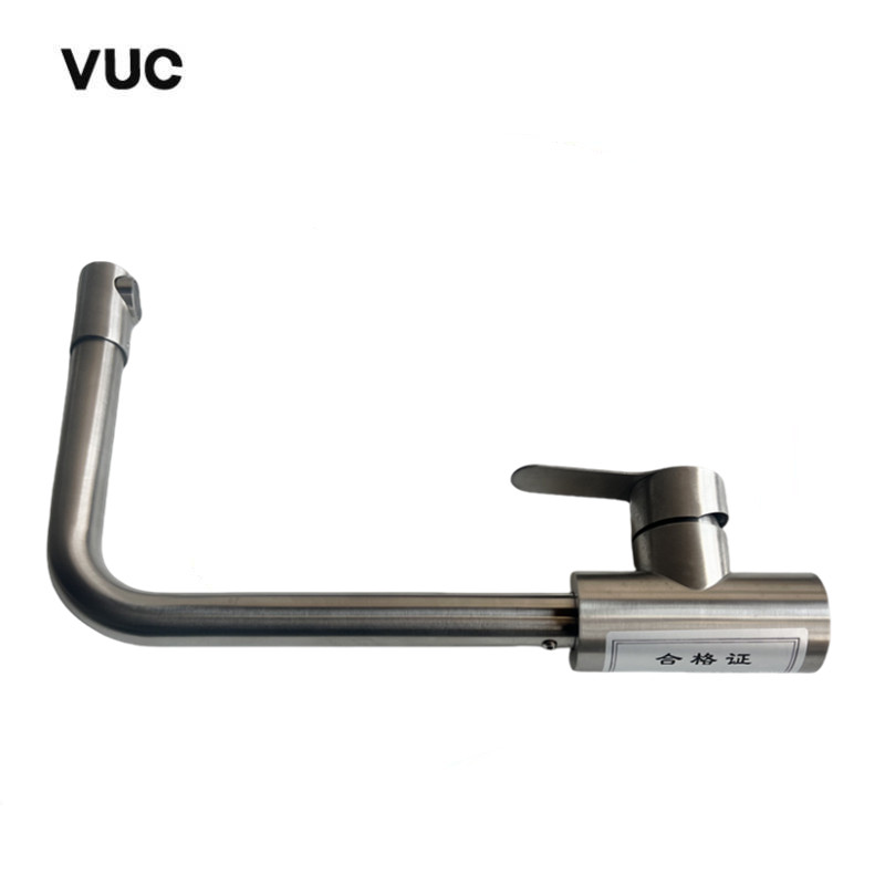 VUC 不锈钢冷热水龙头 高度300mm 个