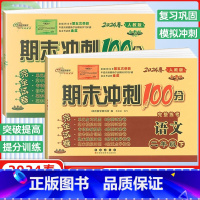 [正版]2024春 68所名校图书 期末冲刺100分二年级下册语文+数学 RJ人教版 同步练习单元期中期末复习模拟测试