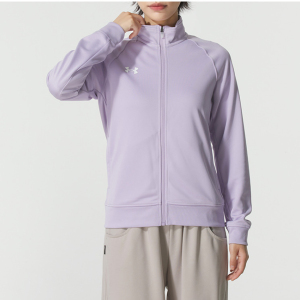 安德玛(Under Armour)女装新款运动跑步训练健身舒适休闲立领夹克21500438-001 ZP