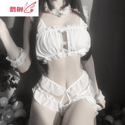 性感情趣内衣女仆惑床上丝袜透明衣服套装超骚cosplay费琳