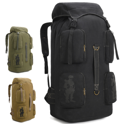 围盛 大容量登山包帆布背包 100L 个