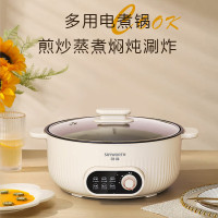 创维/SKYWORTH 7L大容量双重温控保护 多用途锅电煮锅F222
