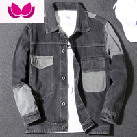 七斓干活穿工地电焊工防烫耐磨工作服男长袖牛仔夹克衫外套上衣