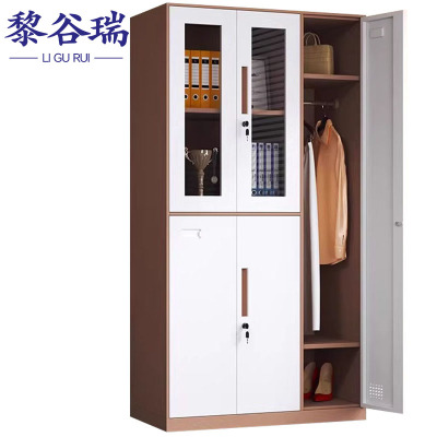 黎谷瑞 衣柜 五门90*50*185cm 台(咖白套色)