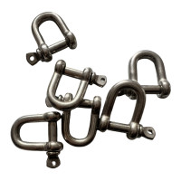 vzi 不锈钢卸扣D型扣 M8(承重400公斤) 个