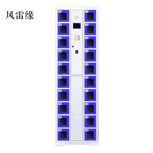 风雷缘智能手机柜存放柜存包柜储物柜20门透明款