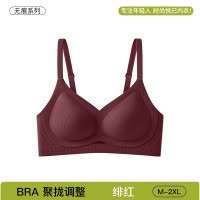 无痕内衣女薄款大胸显小胸聚拢防下垂收副乳2025年春无钢圈文胸罩