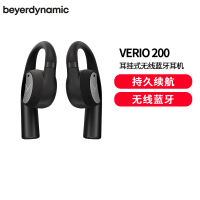 拜雅(beyerdynamic)弗里奥200 无线蓝牙不入耳开放式 耳挂式OWS耳机 VERIO 200 运动跑步黑色