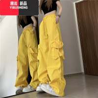 YIBUSHENG女大童裤子季新款12岁少女潮酷工装裤薄款15初高中学生休闲裤女
