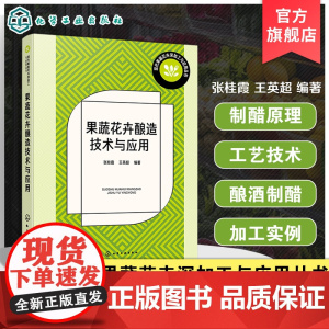 果蔬花卉酿造技术与应用 现代果蔬花卉深加工与应用丛书 果品蔬菜及花卉酿酒制醋书籍 原理工艺与技术要点 酿酒制醋专业人员参