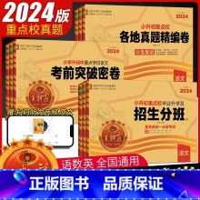 [各地真题]语数英3本-全国通用 小学升初中 [正版]2024新版小升初真题卷王朝霞刷重点学校语文数学英语各地真题精编卷
