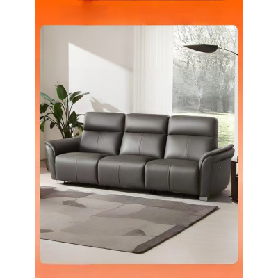 喜临门 - 牧野 皮艺沙发客厅现代简约真皮可选电动功能直排小户型