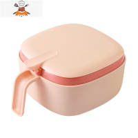 调料盒组合套装家用厨房用品盐糖味精四格收纳一体多格调味罐油壶 敬平 撞色粉[加厚升级款](内赠4勺)厨房收纳盒