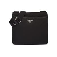 普拉达(PRADA)纤薄方正廓形再生尼龙单肩包耐用实用潮男潮女出行