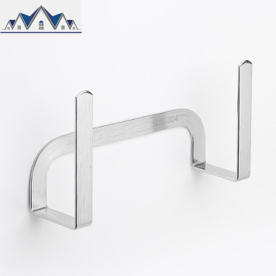 304不锈钢砧板架免打孔壁挂式家用多功能厨房锅盖架菜板架收纳架 三维工匠