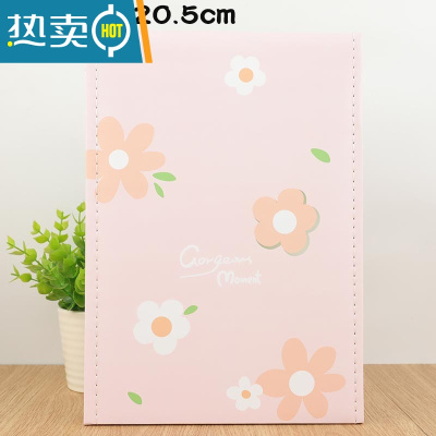 敬平精致台式化妆镜 梳妆镜便携镜 随身折叠镜子 大号便携式用镜 浅粉红色 粉花厚特大