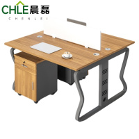 晨磊 屏风办公工位 二人位含柜120*120*75cm 套