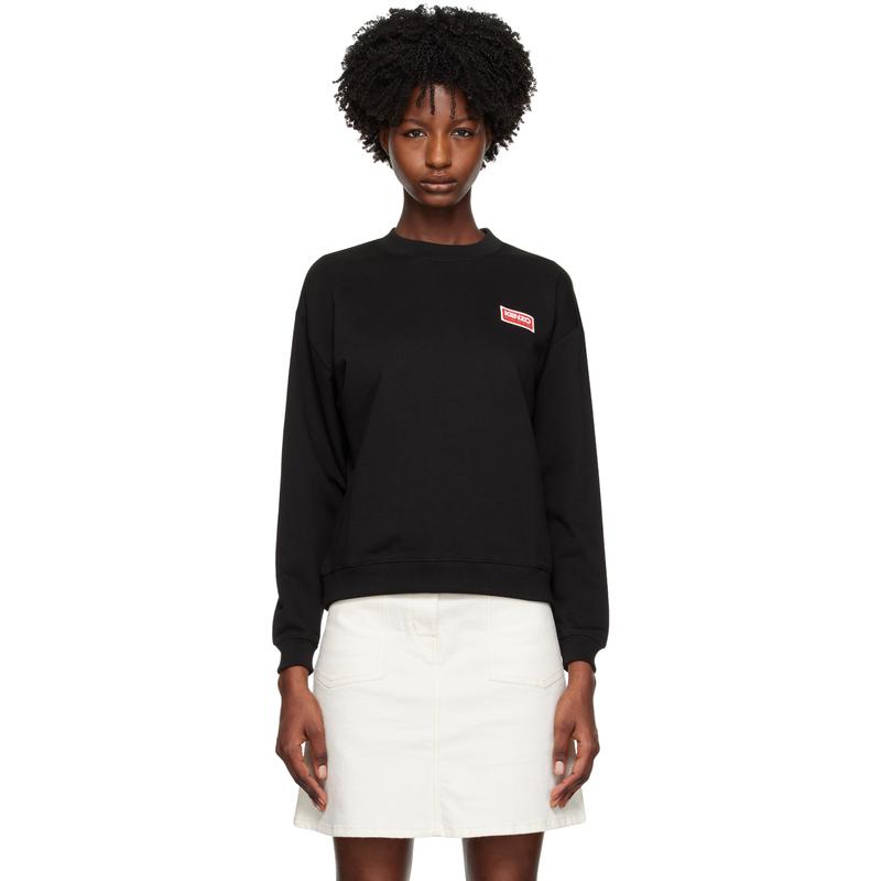 高田贤三(Kenzo)女运动卫衣圆领长袖棉质舒适百搭休闲套头衫潮牌