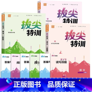 ❤❤[三本]语文(人教)+数学(人教)+英语(人教) 四年级上 [正版]三年级下册拔尖特训一年级二年级四五六年级上册语文