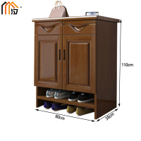 汐 木质鞋柜 二门 个