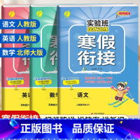 [四年级北师版3本]语数英寒假衔接 小学通用 [正版]2024新实验班寒假衔接一年级二年级四五六三年级上册下册小学语文数
