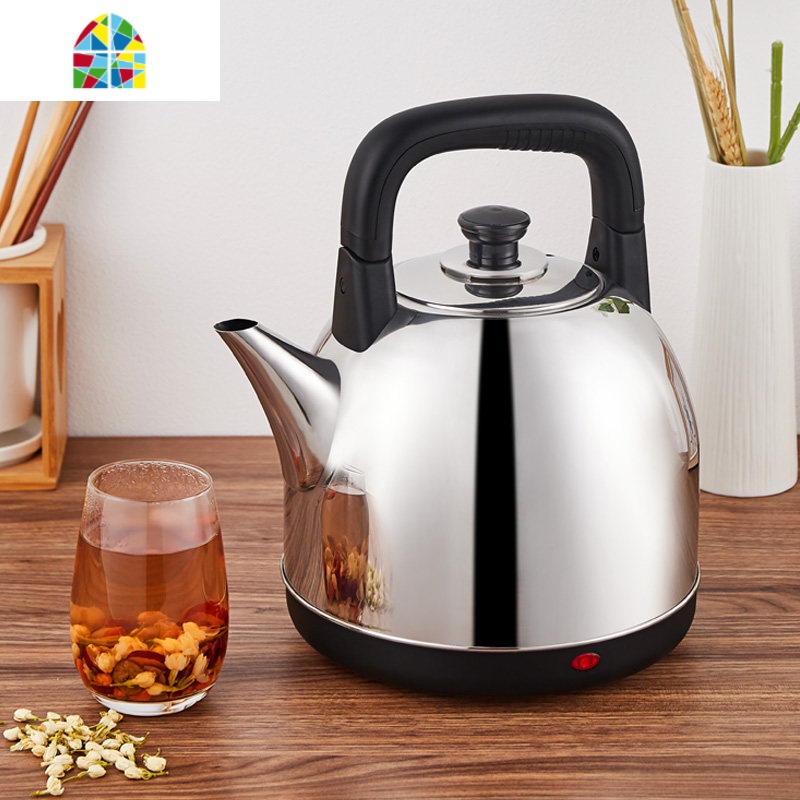 烧水壶电热5l家用超大容量全自动断电煮水吊子304不锈钢器快 fenghou