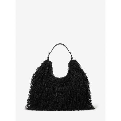 Michael Kors女礼盒包装礼品适用礼品袋NOLITA FOUR SHOULDER LARGE毛绒装饰