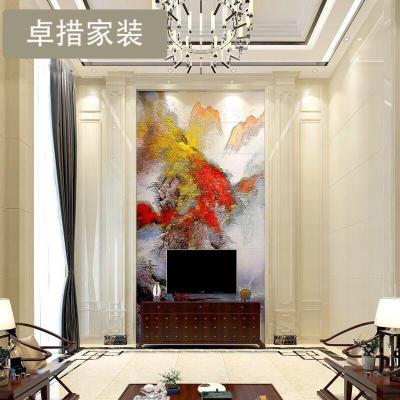 瓷砖背景客厅背景墙 沙背景墙 雕刻3d简约欧式影视墙 金秋泉韵壹德壹