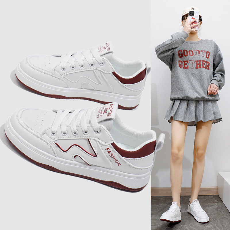 秋季小白鞋新款韩版ins女学生增高厚底运动板鞋休闲鞋女