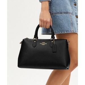 COACH女包经典箱包皮具Georgia Satchel多功能单肩斜挎包日常通勤 Black