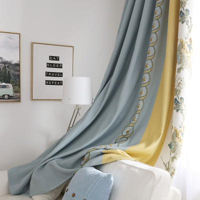 美帮汇窗帘北欧简约现代隔热成品全遮光卧室客厅书房落地窗定制