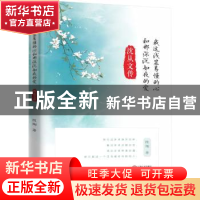 正版 我这浅显易懂的心和那深沉如夜的爱:沈从文传 陈陶著 江西人