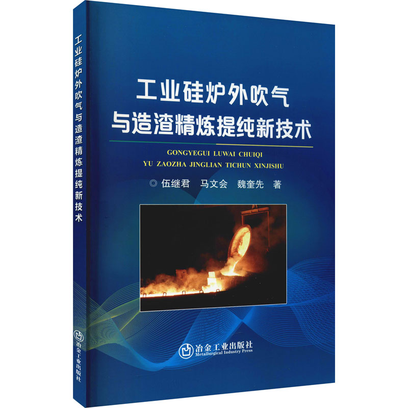 醉染图书工业硅炉外吹气与造渣精炼提纯新技术9787502488994
