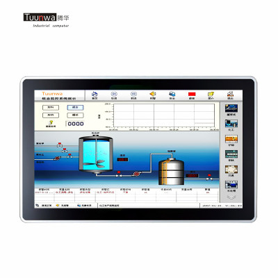 Tuunwa(腾华）ITPC-2150工业级强固型无风扇触摸平板电脑21.5"配置(Intel酷睿i36100TE-16GB-1TB固态）双千兆网络2个com支持485