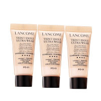 [国内专柜版正品保证]兰蔻LANCOME持妆轻透粉底液5ml*3PO-01自然粉调适合冷白肤色无惧油汗