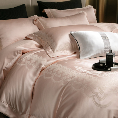 意大利高奢140s澳棉陪嫁四件套备婚伴手礼轻盈柔软四季可用被套