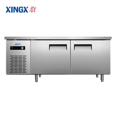 星星(XINGX)TS-15YE 1.5米双温冷藏冷冻卧式工作台 厨房商用保鲜操作台 不锈钢操作台冷柜