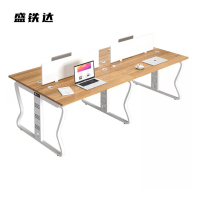 盛铁达 四人位办公桌2400*1200*1100mm STD-XXTJ04 张