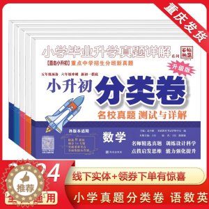 [醉染正版]2024版百校联盟小升初分类卷 小学毕业升学真题详解 五年级预备六年级冲刺新初一摸底 重点中学招生分班新真题