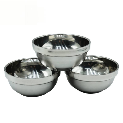 鑫睿辉 304不锈钢双层隔热碗 20cm 个