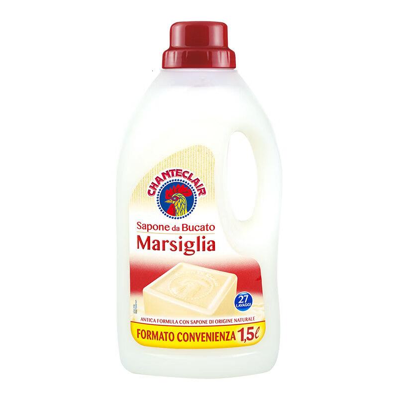 CHANTECLAIR大公鸡管家 马赛洗衣液 液态洗衣皂(经典香) 1500ml 意大利进口