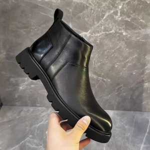 秋冬男士真皮加绒保暖马丁靴高品质时尚百搭商务高级感男靴子