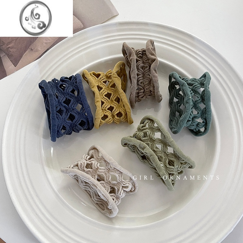 JiMi韩式宽发绳女夏季成人扎马尾皮套头绳简约气质发圈高弹力耐用皮筋