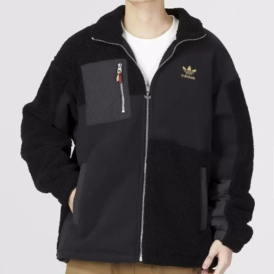 adidas/阿迪达斯外套男子运动服防风休闲针织夹克 HY7285 C